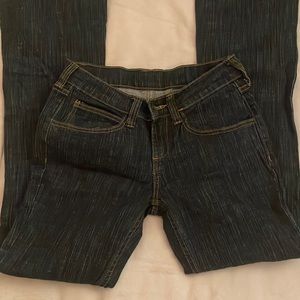 Brandy Melville Dark wash low rise jeans